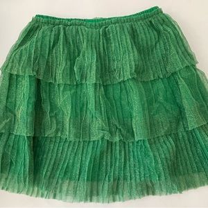 EUC Hanna Andersson green tutu skirt.